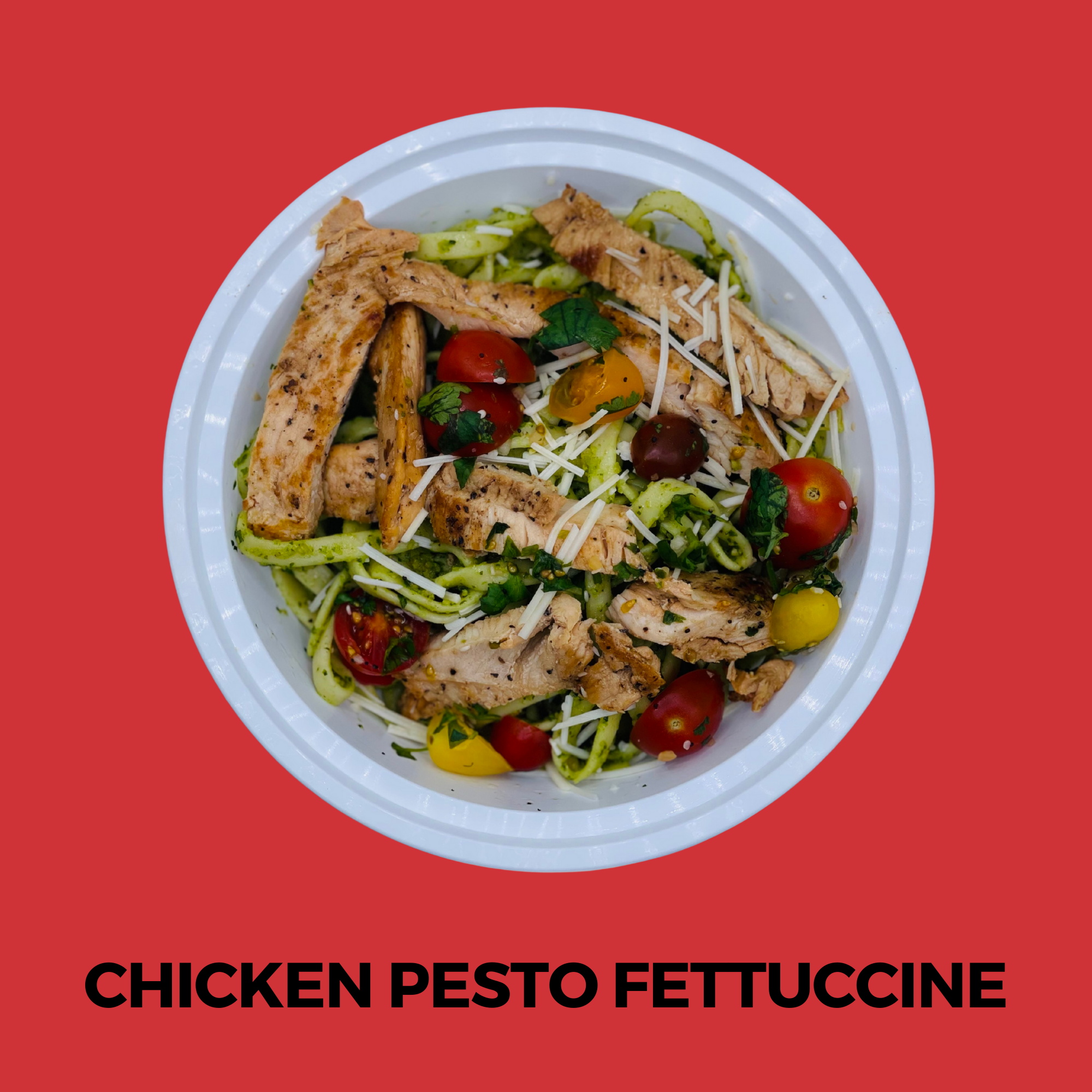 CHICKEN PESTO FETTUCCINE